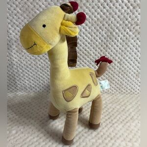 Lambs and Ivy Charming Plush Yellow and Brown Giraffe Stuffed Animal Toy
